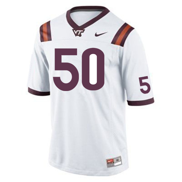 Men #50 Patrick Kearns Virginia Tech Hokies College Football Jerseys Sale-Maroon